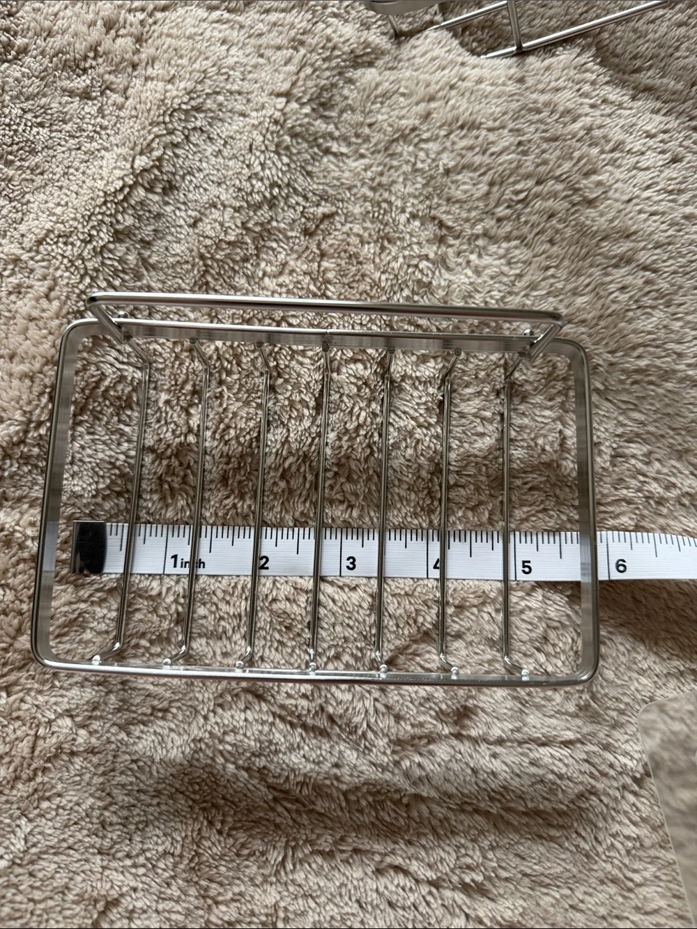 Chrome Shower Caddy Corner Shelf - Silver